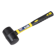 Sealey RMB100 Premier Rubber Mallet with Fibreglass Shaft 1lb