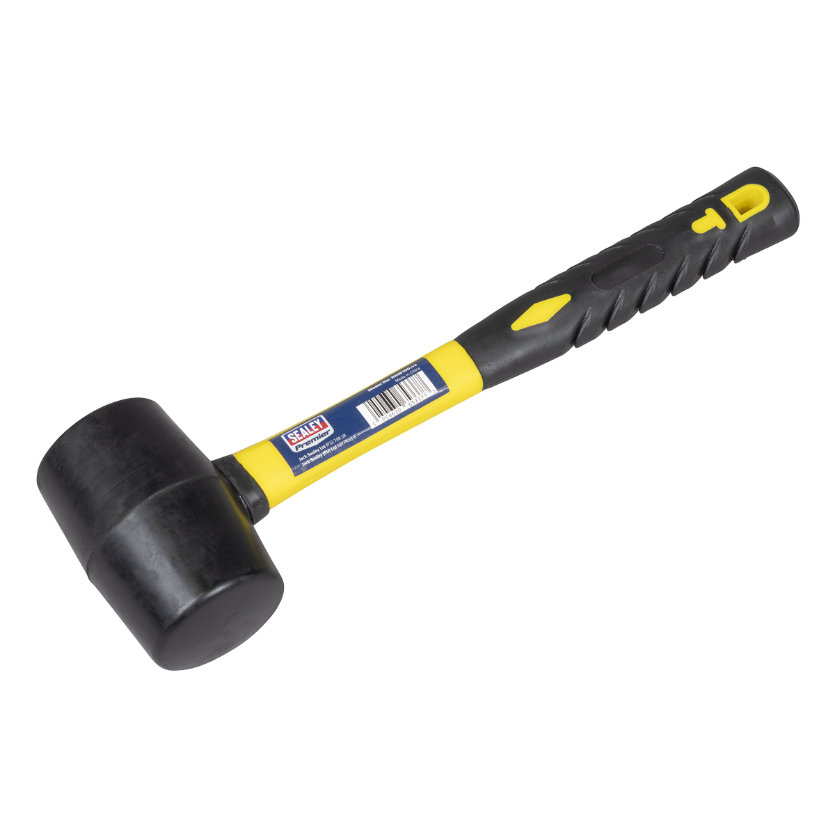 Sealey RMB100 Premier Rubber Mallet with Fibreglass Shaft 1lb