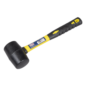 Sealey RMB100 Premier Rubber Mallet with Fibreglass Shaft 1lb
