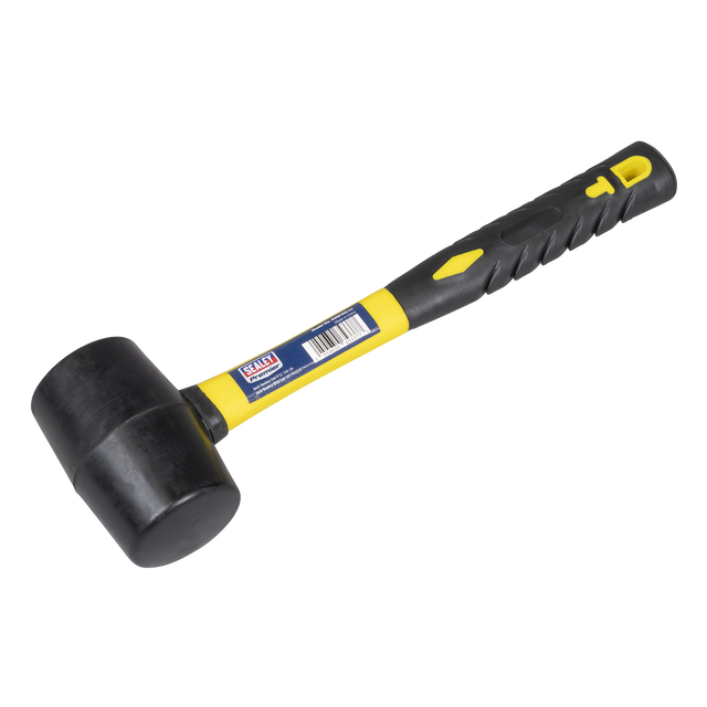 Sealey RMB100 Premier Rubber Mallet with Fibreglass Shaft 1lb