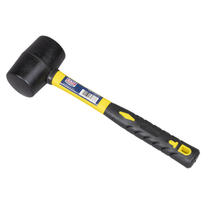 Sealey RMB100 Premier Rubber Mallet with Fibreglass Shaft 1lb - additional view 6