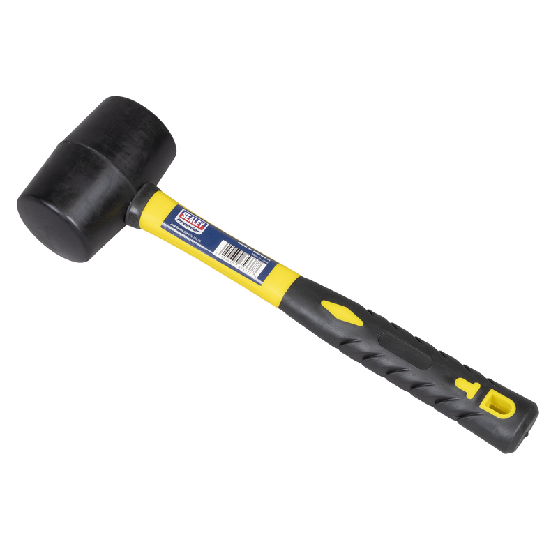 Sealey RMB100 Premier Rubber Mallet with Fibreglass Shaft 1lb - additional view 6