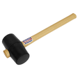 Sealey RMB175 Premier Rubber Mallet 1.75lb - Black