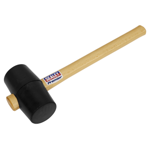 Sealey RMB175 Premier Rubber Mallet 1.75lb - Black