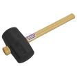 Sealey RMB250 Premier Rubber Mallet 2.5lb - Black