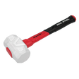 Sealey RMG16 Premier Rubber Mallet with Fibreglass Shaft & Graphite Core 16oz