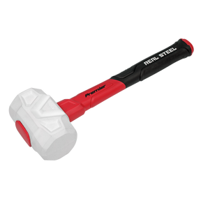 Sealey RMG16 Premier Rubber Mallet with Fibreglass Shaft & Graphite Core 16oz