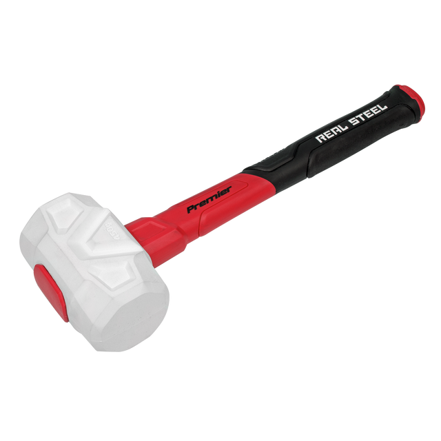 Sealey RMG16 Premier Rubber Mallet with Fibreglass Shaft & Graphite Core 16oz