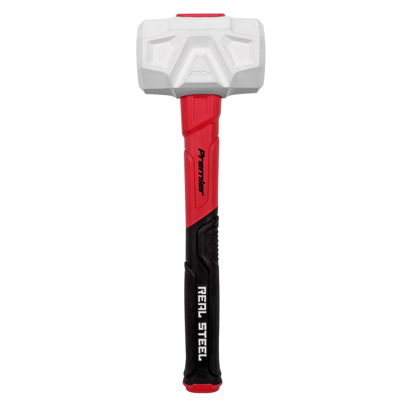 Sealey RMG16 Premier Rubber Mallet with Fibreglass Shaft & Graphite Core 16oz - additional view 2