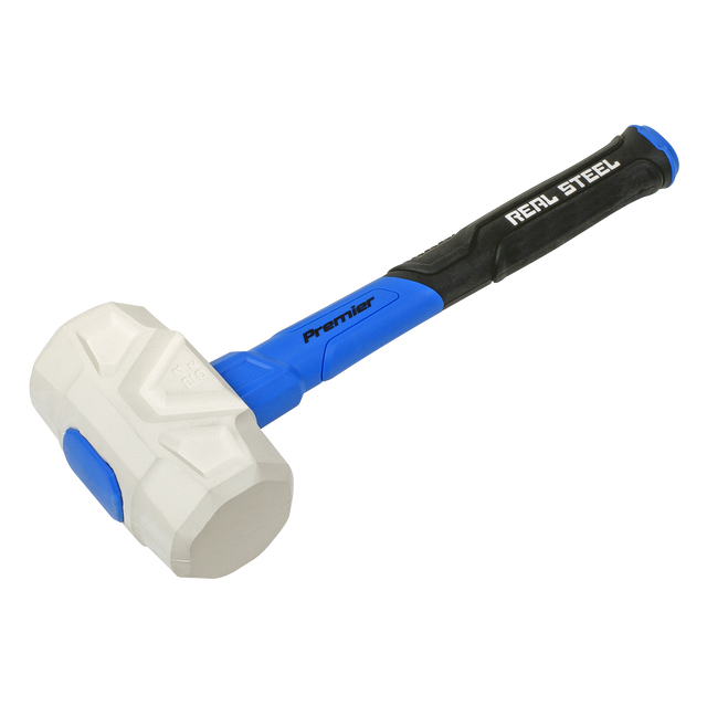 Sealey RMG24 Premier Rubber Mallet with Fibreglass Shaft & Graphite Core 24oz