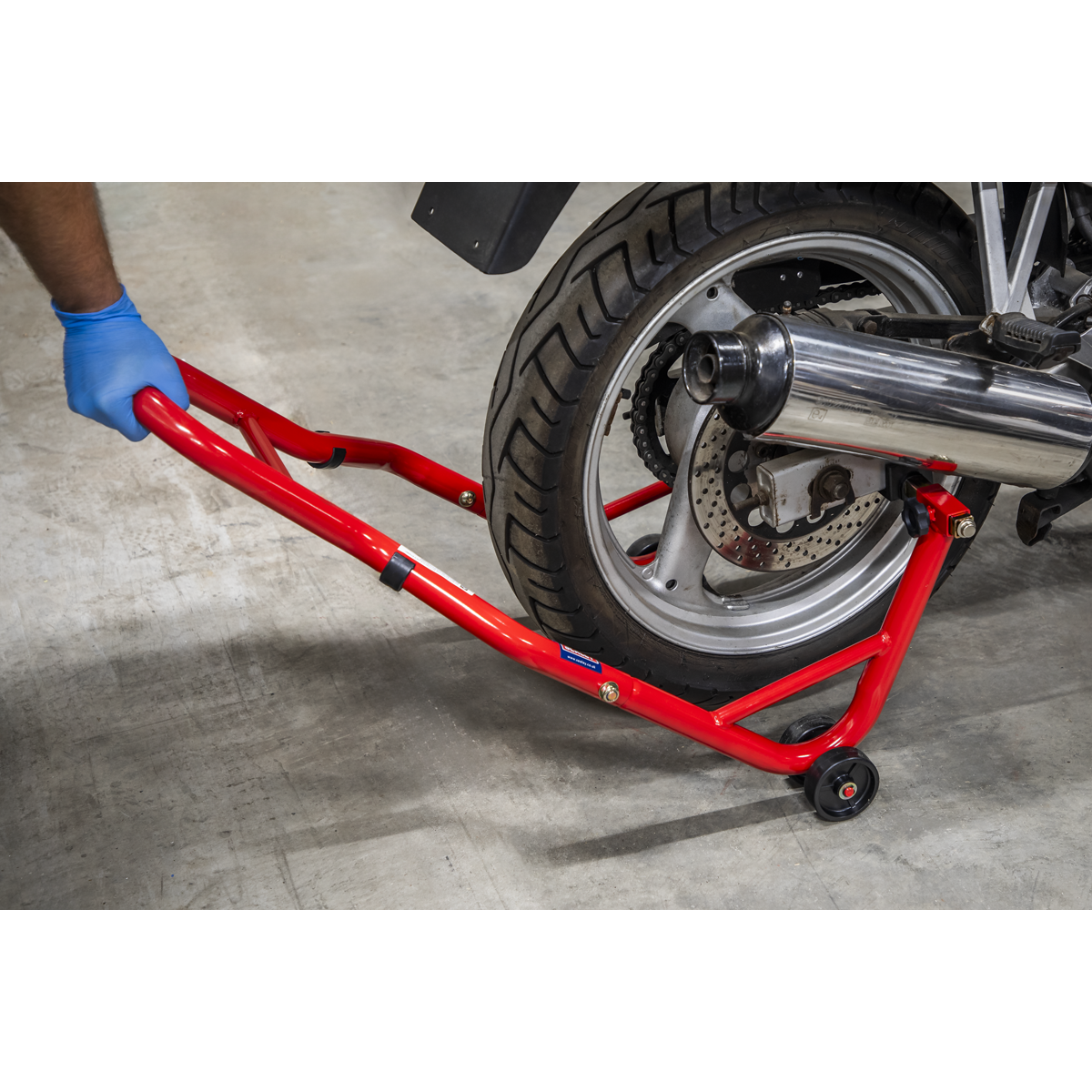 Sealey RPS2KD Rear Paddock Stand with Rubber Supports - additional view 3