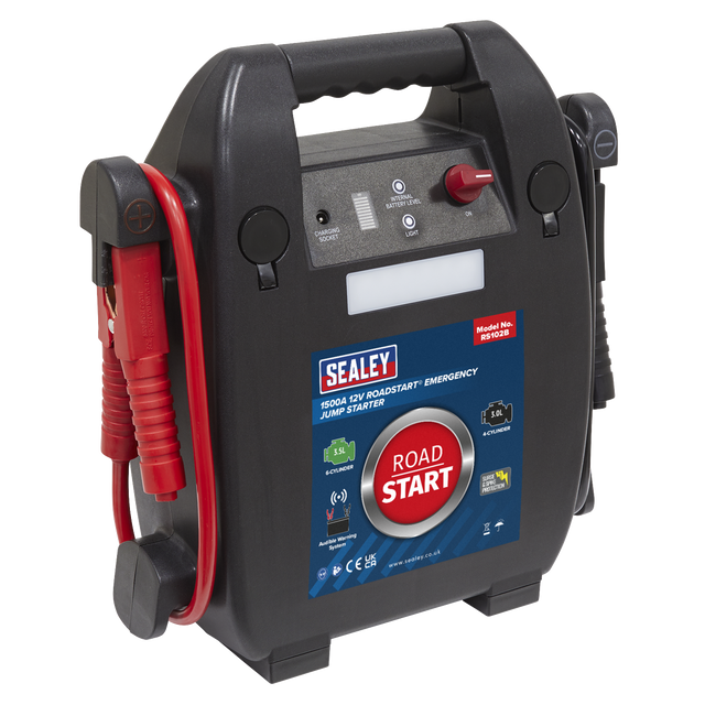 Sealey RS102B RoadStart® 12V Emergency 6-Cylinder Jump Starter 3.5L