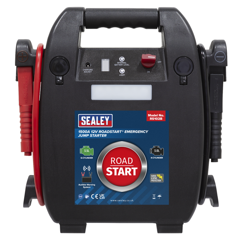 Sealey RS102B RoadStart® 12V Emergency 6-Cylinder Jump Starter 3.5L - additional view 3