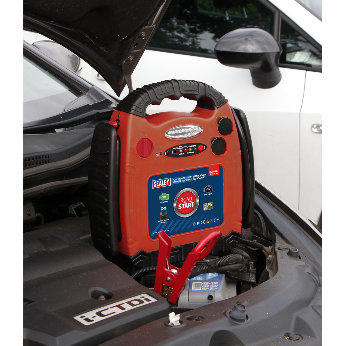 Sealey RS131 RoadStart® 12V Emergency Jump Starter 900 Peak Amps - additional view 2