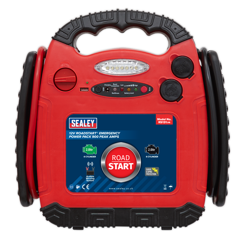 Sealey RS131 RoadStart® 12V Emergency Jump Starter 900 Peak Amps - additional view 5