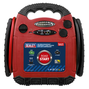 Sealey RS132 RoadStart® 12V Emergency Jump Starter with Air Compressor 900 Peak Amps - additional view 6