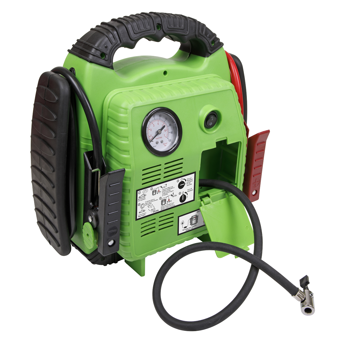 Sealey RS1322HV RoadStart® 12V Emergency Jump Starter with Air Compressor 900 Peak Amps - additional view 7