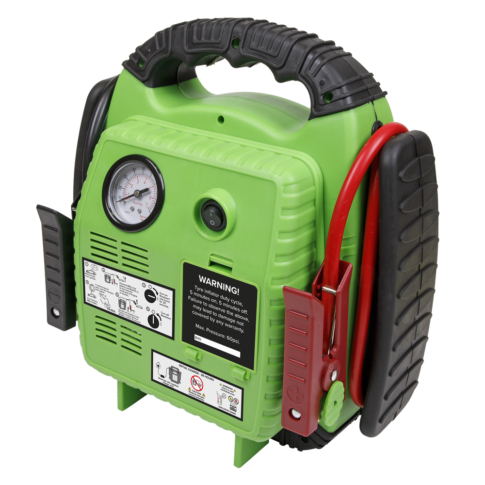 Sealey RS1322HV RoadStart® 12V Emergency Jump Starter with Air Compressor 900 Peak Amps - additional view 5