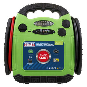 Sealey RS1322HV RoadStart® 12V Emergency Jump Starter with Air Compressor 900 Peak Amps - additional view 3