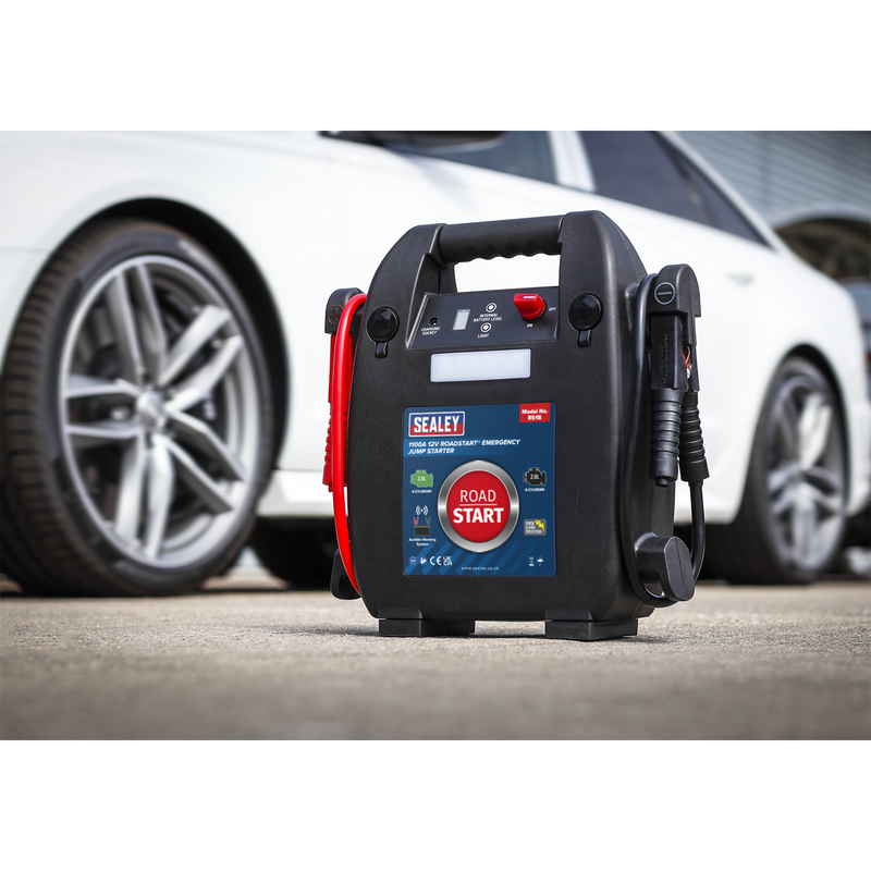 Sealey RS1B RoadStart® 12V Emergency 4-Cylinder Jump Starter 2L - additional view 7