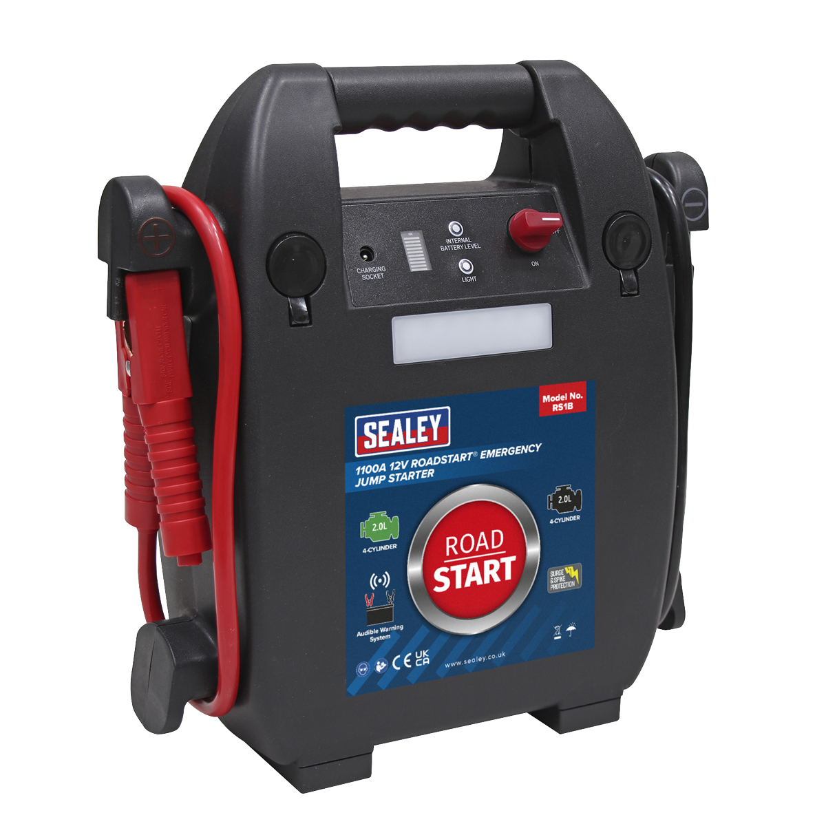 Sealey RS1B RoadStart® 12V Emergency 4-Cylinder Jump Starter 2L - additional view 2