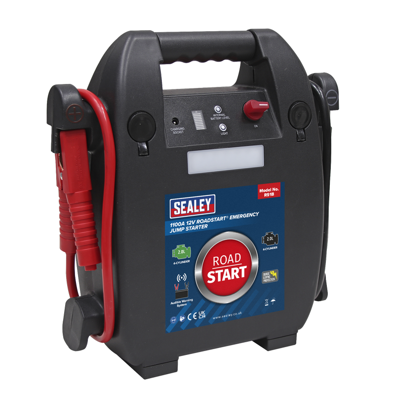 Sealey RS1B RoadStart® 12V Emergency 4-Cylinder Jump Starter 2L - additional view 2