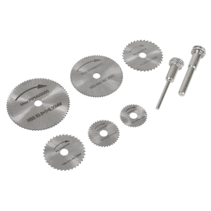 Sealey RSBS08 Rotary Drill Saw Blade Set 8pc