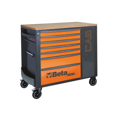 Beta Mobile Roller Cab With 7 Drawers And Side Tool Cabinet - RSC24L-CAB - RSC24L-CAB/O