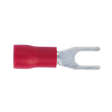 Sealey RT13 Easy-Entry Fork Terminal 3.7mm (4BA), Red - Pack of 100