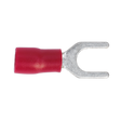 Sealey RT14 Easy-Entry Fork Terminal 5.3mm (2BA), Red - Pack of 100