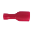 Sealey RT16 Fully Insulated Female Terminal 6.3mm, Red - Pack of 100