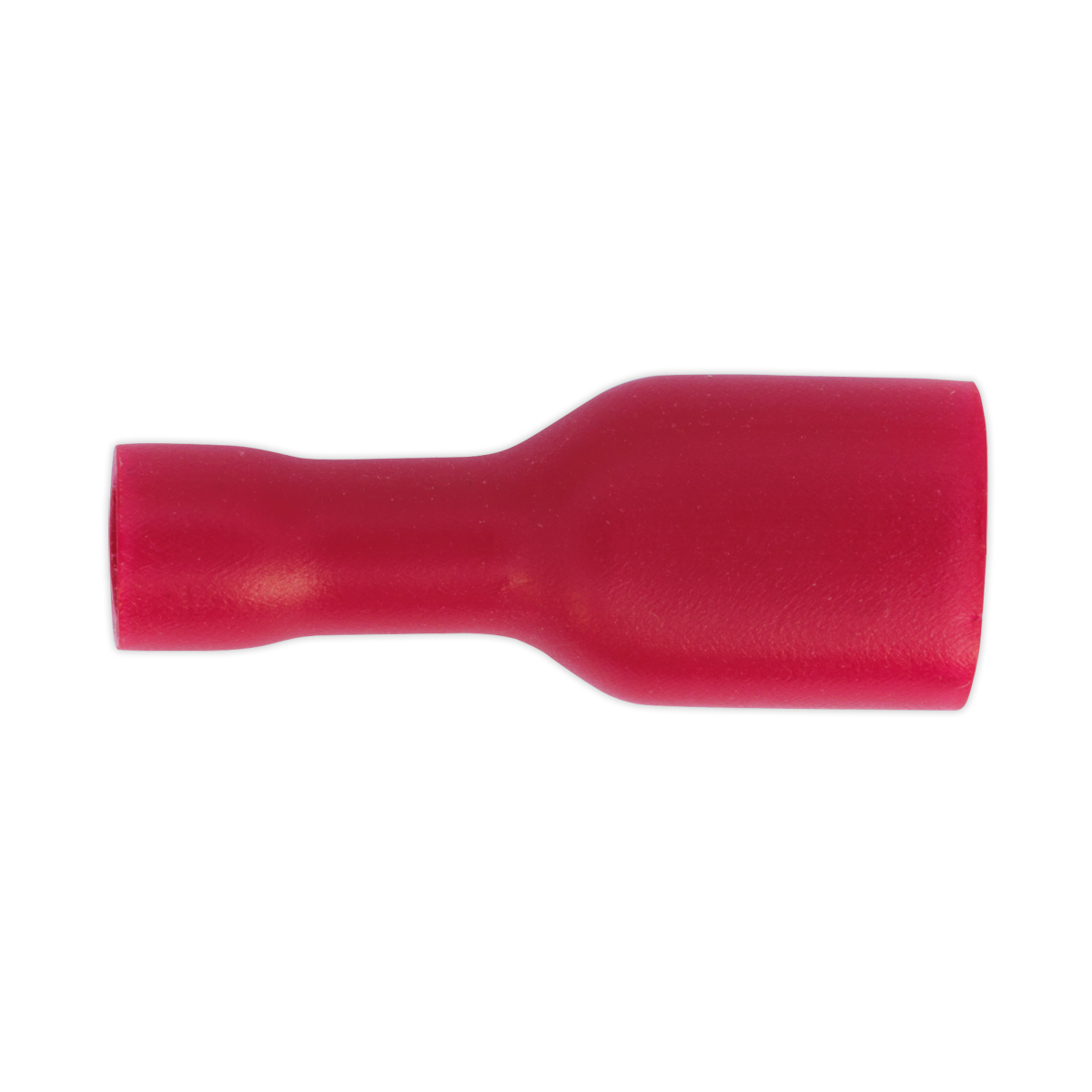 Sealey RT16 Fully Insulated Female Terminal 6.3mm, Red - Pack of 100
