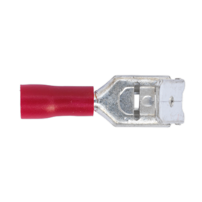 Sealey RT17 Piggy-Back Terminal 6.3mm, Red - Pack of 100