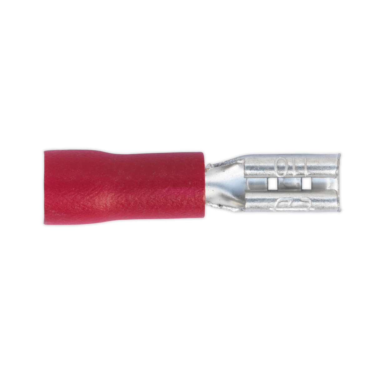 Sealey RT19 Push-On Female Terminal 2.8mm, Red - Pack of 100