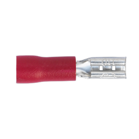 Sealey RT19 Push-On Female Terminal 2.8mm, Red - Pack of 100