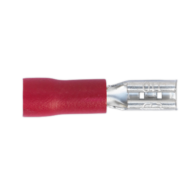 Sealey RT19 Push-On Female Terminal 2.8mm, Red - Pack of 100