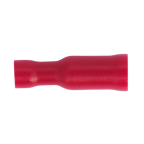 Sealey RT23 Female Socket Terminal 4mm, Red - Pack of 100