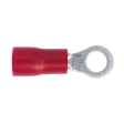 Sealey RT24 Easy-Entry Ring Terminal 4.3mm (4BA), Red - Pack of 100