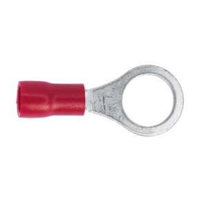 Sealey RT27 Easy-Entry Ring Terminal 8.4mm (5/16"), Red - Pack of 100