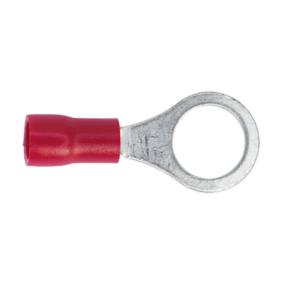 Sealey RT27 Easy-Entry Ring Terminal 8.4mm (5/16"), Red - Pack of 100