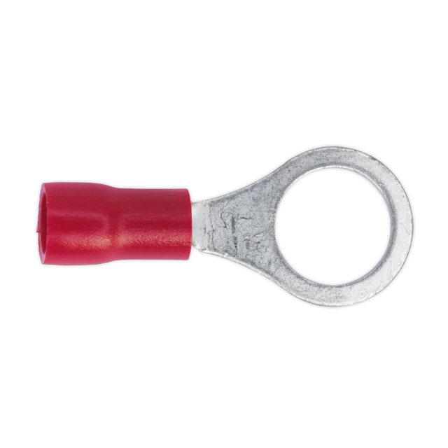 Sealey RT27 Easy-Entry Ring Terminal 8.4mm (5/16"), Red - Pack of 100