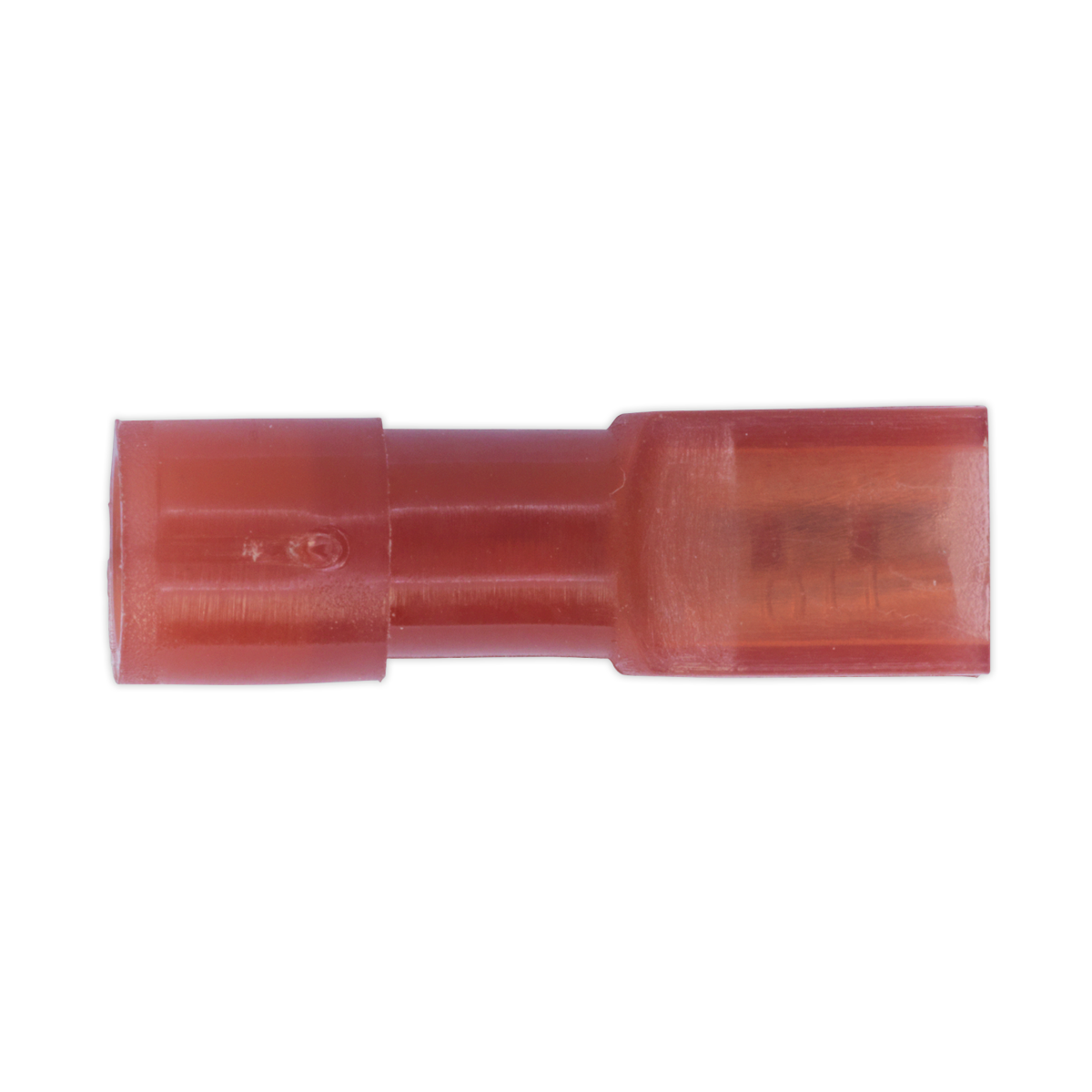 Sealey RT28 Fully Insulated Female Terminal 2.8mm, Red - Pack of 100