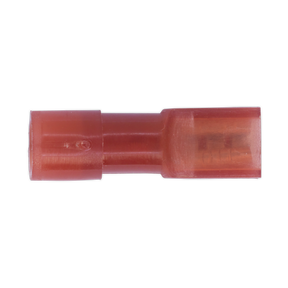 Sealey RT28 Fully Insulated Female Terminal 2.8mm, Red - Pack of 100