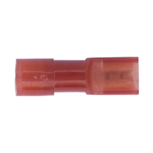 Sealey RT28 Fully Insulated Female Terminal 2.8mm, Red - Pack of 100