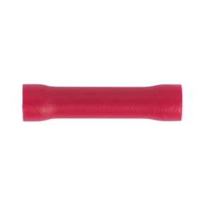 Sealey RT29 Butt Connector Terminal 3.3mm, Red - Pack of 100