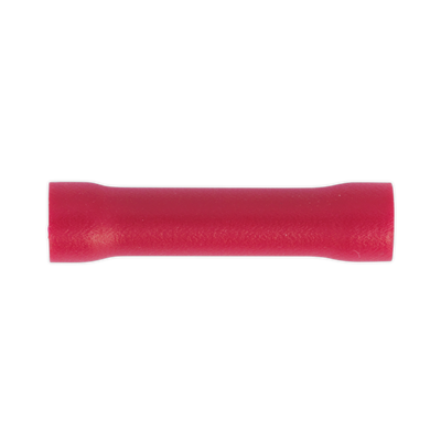 Sealey RT29 Butt Connector Terminal 3.3mm, Red - Pack of 100