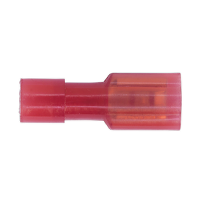 Sealey RT30 Fully Insulated Female Terminal 4.7mm, Red - Pack of 100