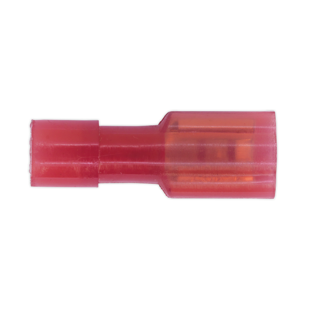 Sealey RT30 Fully Insulated Female Terminal 4.7mm, Red - Pack of 100