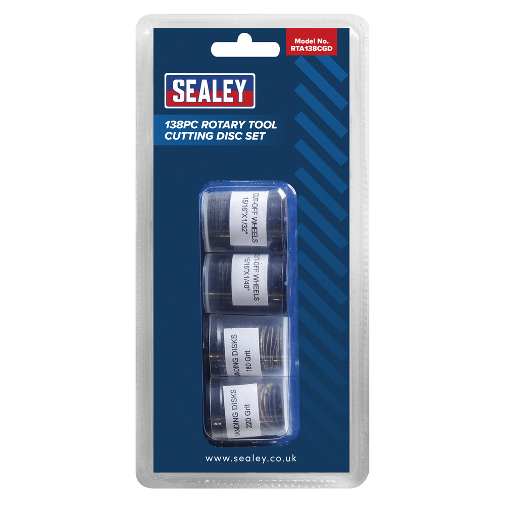 Sealey RTA138CGD Rotary Tool Cutting Disc Set 138pc - additional view 3