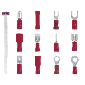 Sealey RTSET Clip Strip Deal - Red Terminals